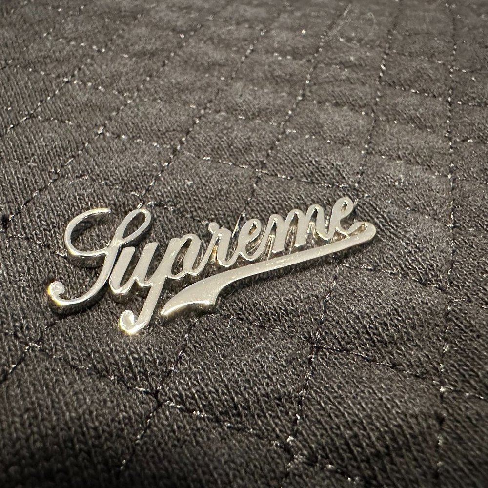 Supreme Micro Quilted Hooded Sweatshirt